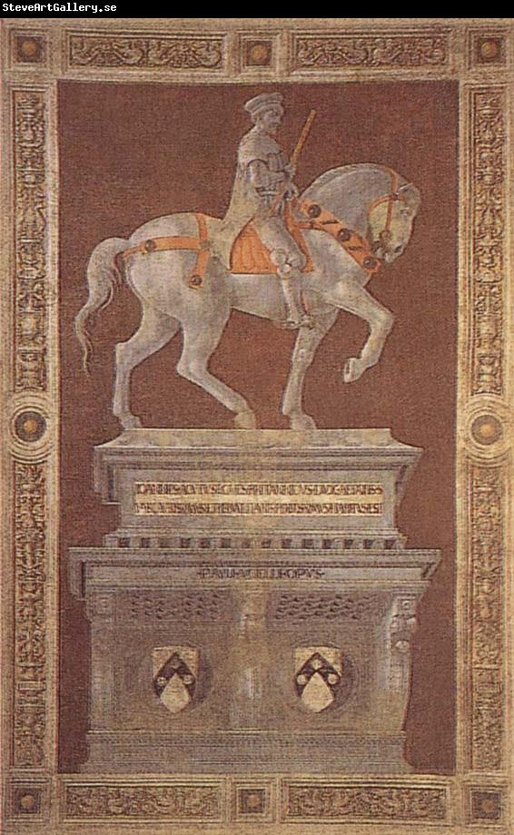 UCCELLO, Paolo Reiterportrat of John Hawkwood